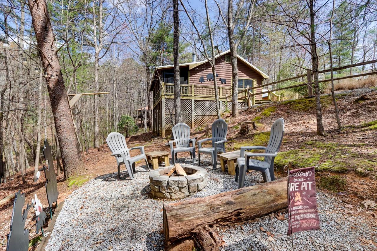 Blue Ridge Cozy Cabin In The Woods With Hot Tub! Εξωτερικό φωτογραφία