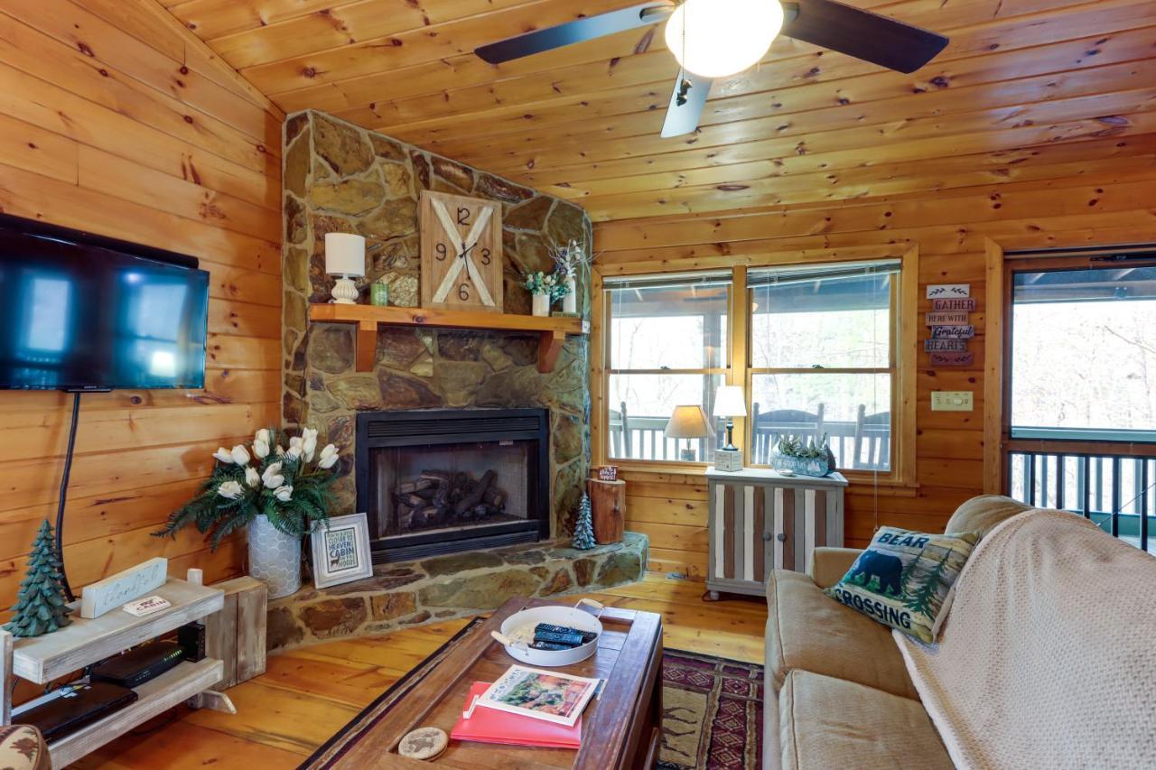 Blue Ridge Cozy Cabin In The Woods With Hot Tub! Εξωτερικό φωτογραφία