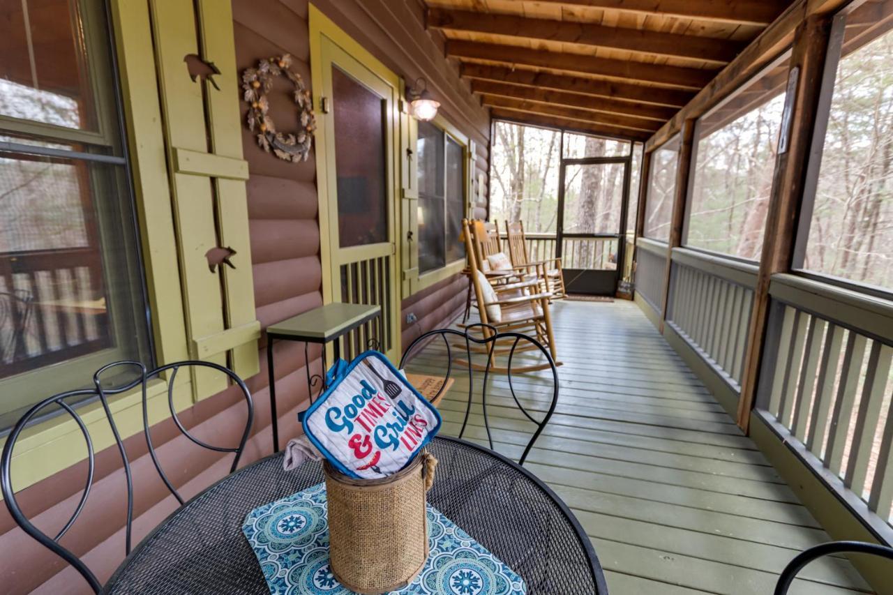 Blue Ridge Cozy Cabin In The Woods With Hot Tub! Εξωτερικό φωτογραφία