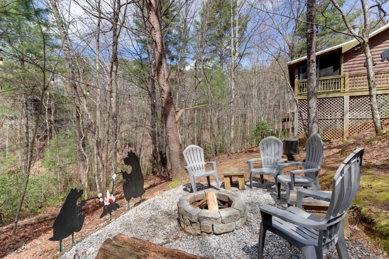 Blue Ridge Cozy Cabin In The Woods With Hot Tub! Εξωτερικό φωτογραφία