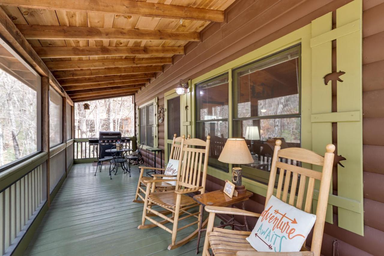 Blue Ridge Cozy Cabin In The Woods With Hot Tub! Εξωτερικό φωτογραφία
